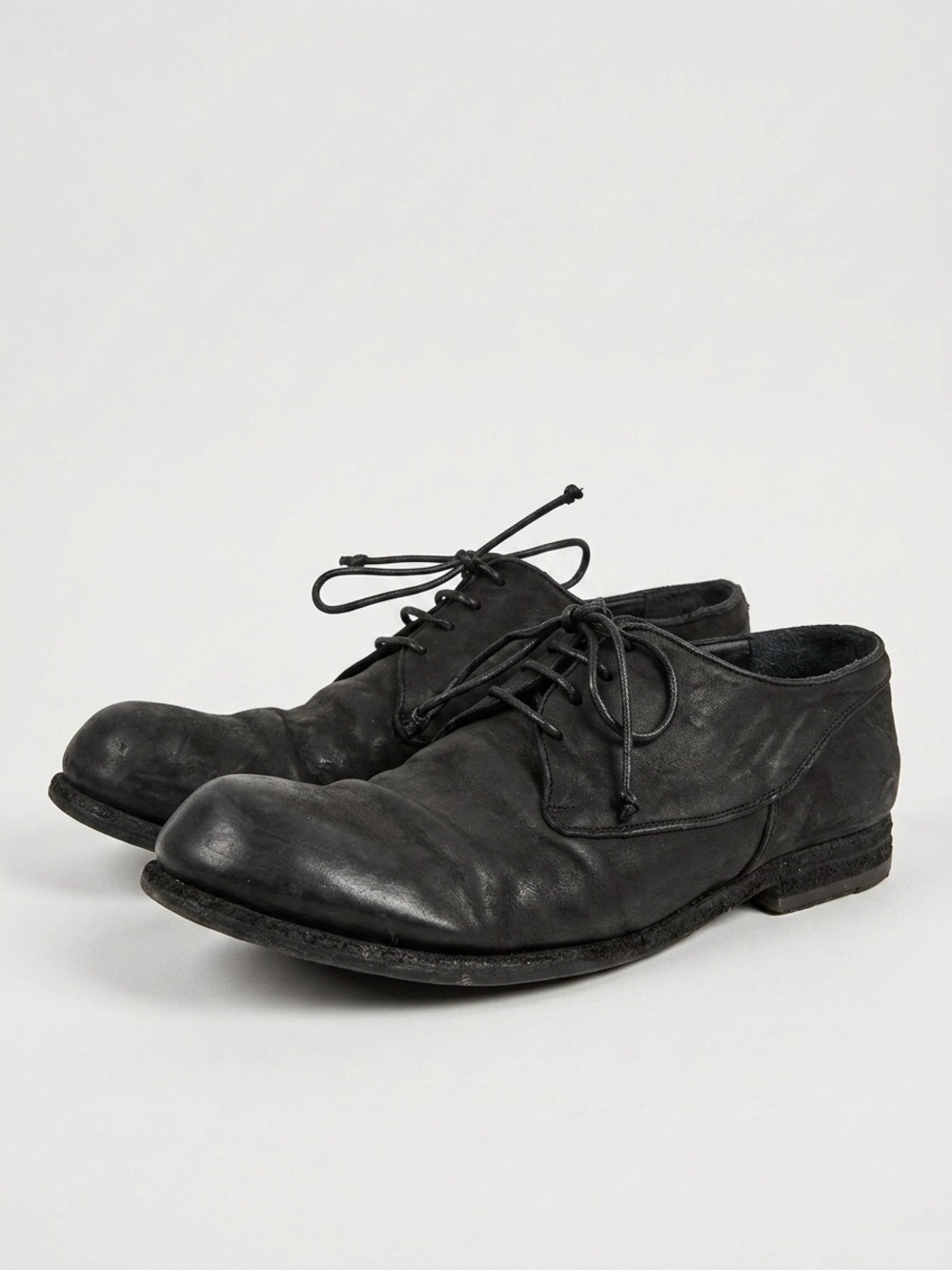 Officine Creative Black suede leather Derby oxford. SIZE 8 USA marked size 40